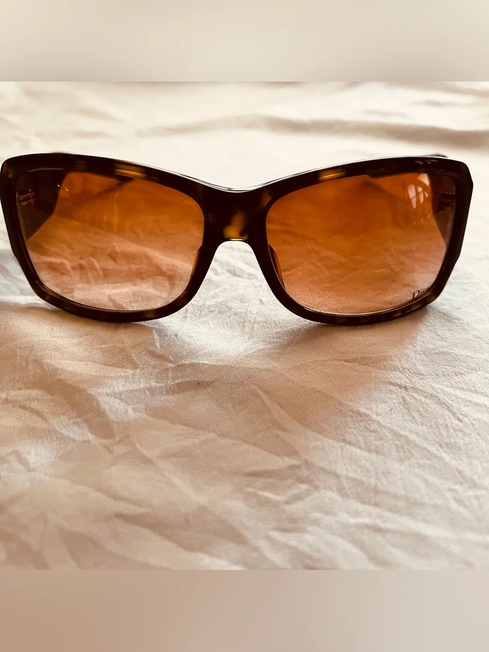Dior Women's Tortoiseshell Frame Brown Lenses Sunglasses